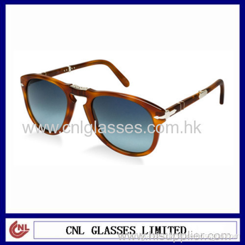 Hand Made Retro Tortoise Frame Foldaway Sunglasses